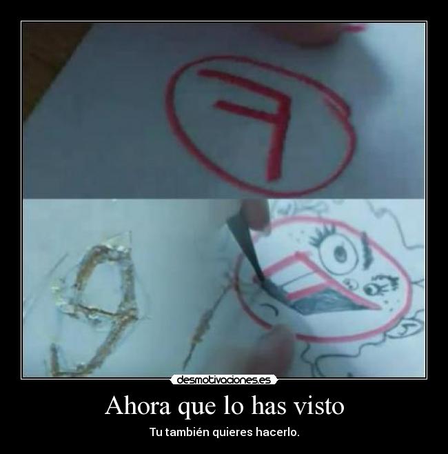 Ahora que lo has visto - 