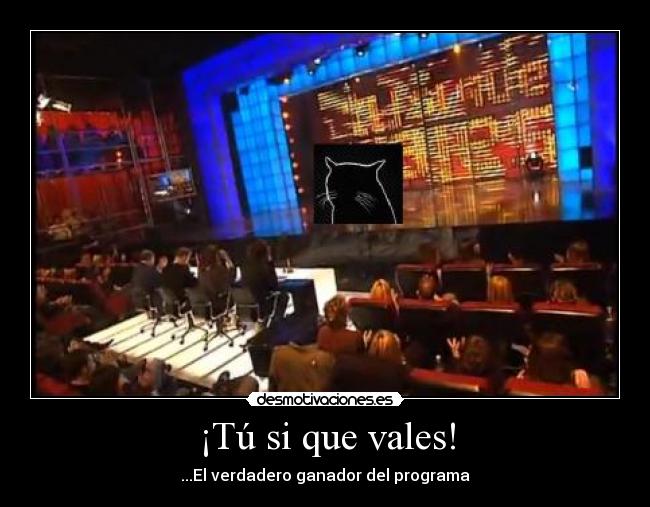 ¡Tú si que vales! -