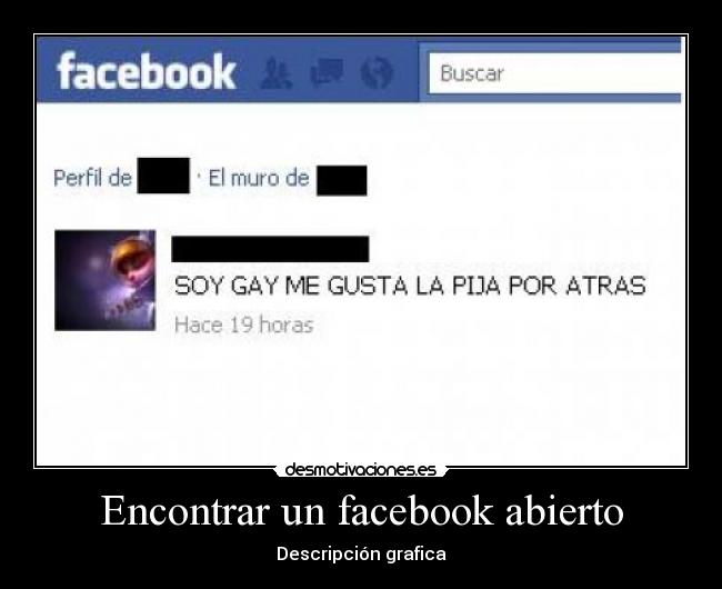 Encontrar un facebook abierto -