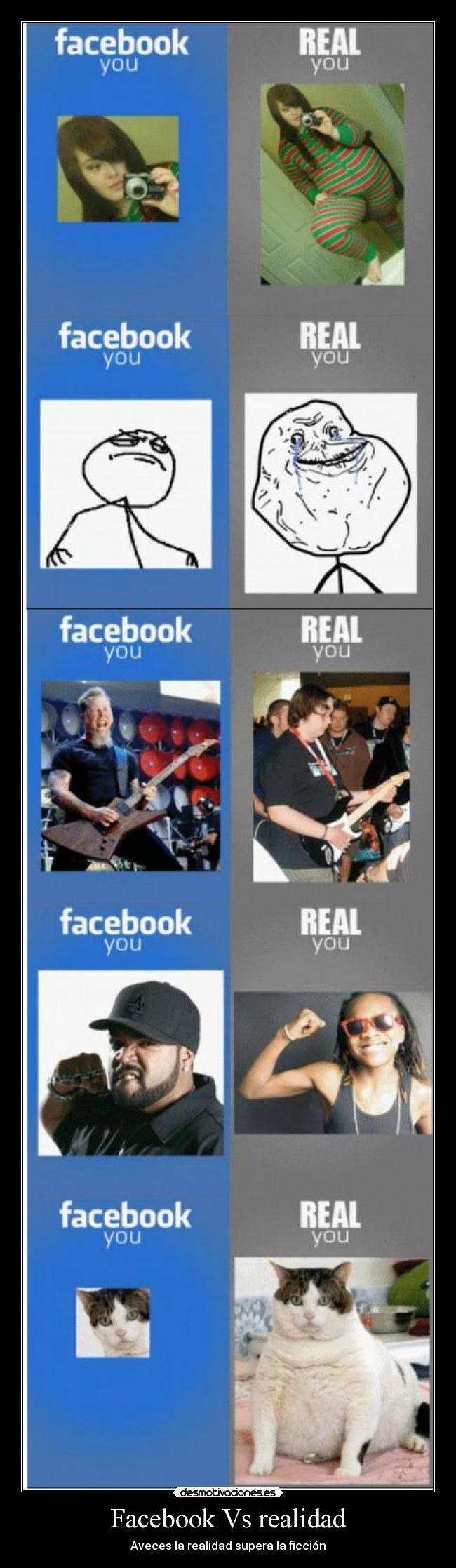 Facebook Vs realidad - Aveces la realidad supera la ficción