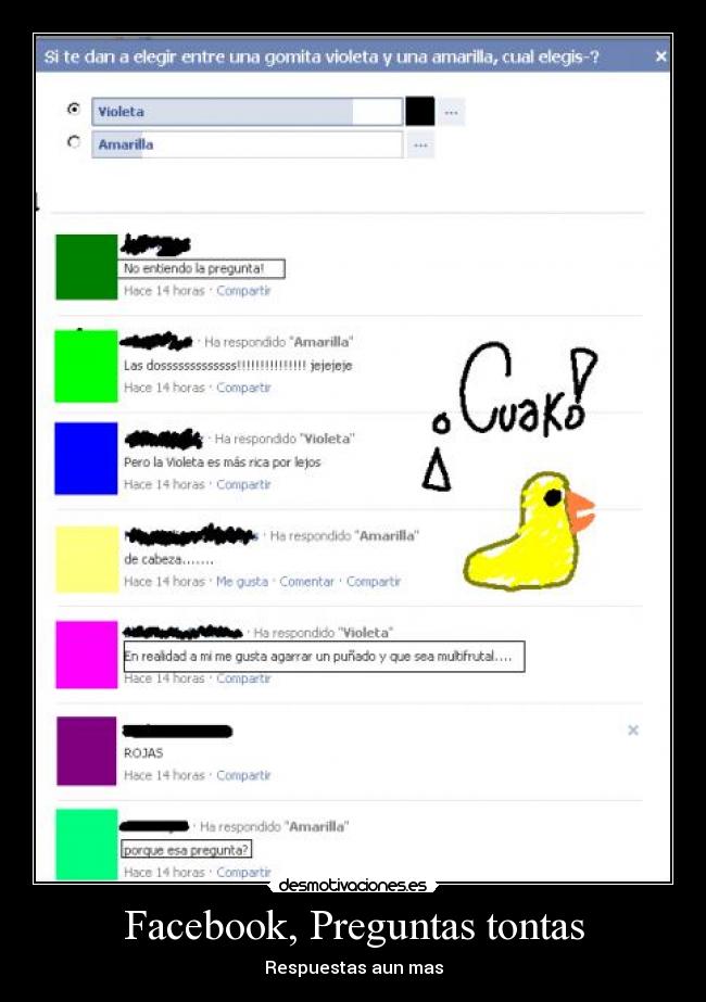 carteles facebook facebook preguntas tonas respuestas aun mas desmotivaciones