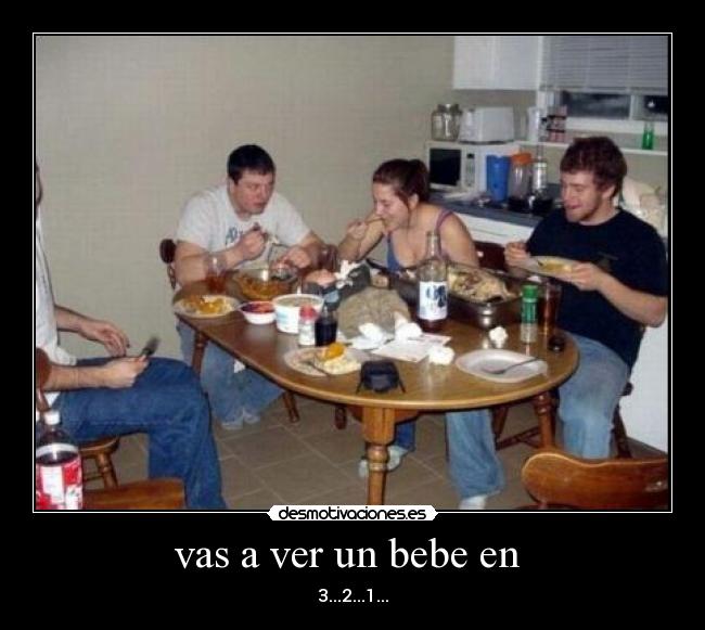 vas a ver un bebe en - 3...2...1...