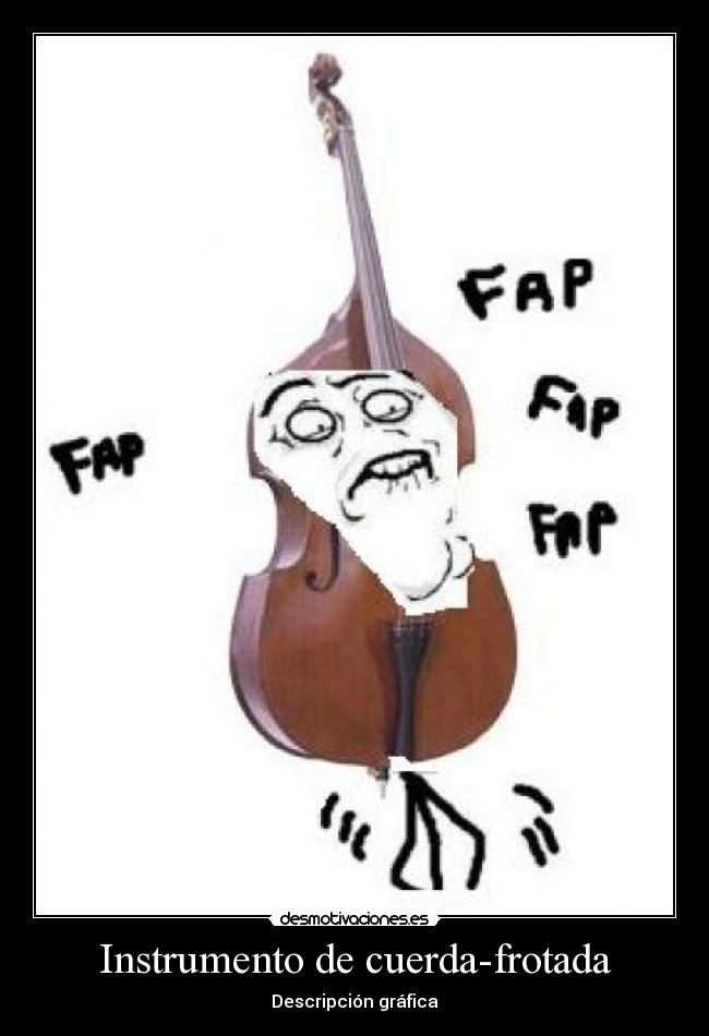 Instrumento de cuerda-frotada - Descripción gráfica