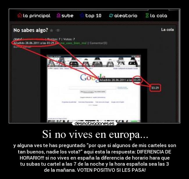 Si no vives en europa... - 