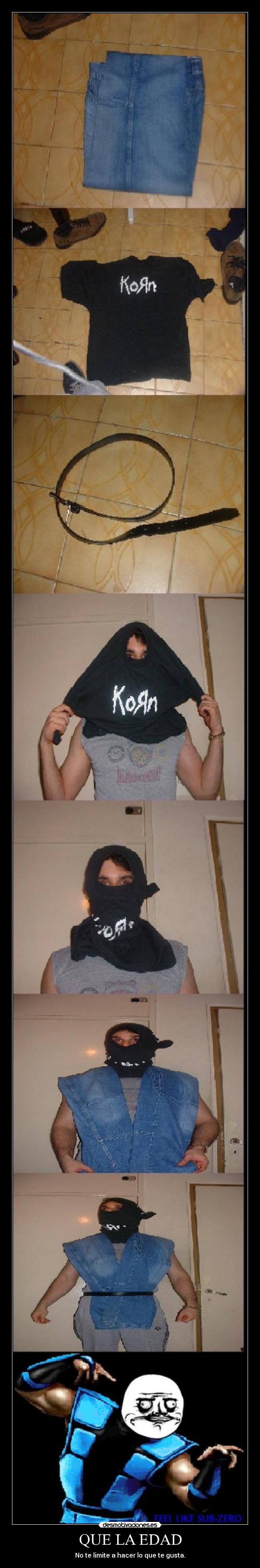 QUE LA EDAD - No te limite a hacer lo que te gusta.