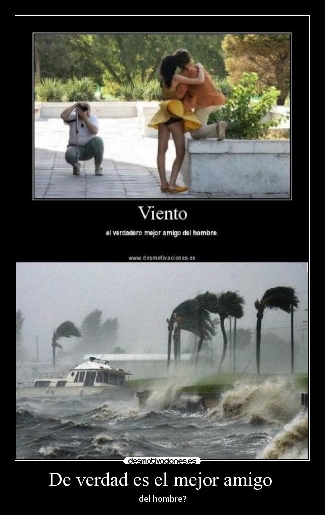 De verdad es el mejor amigo -