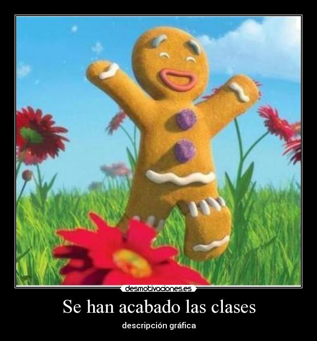 Se han acabado las clases - descripción gráfica