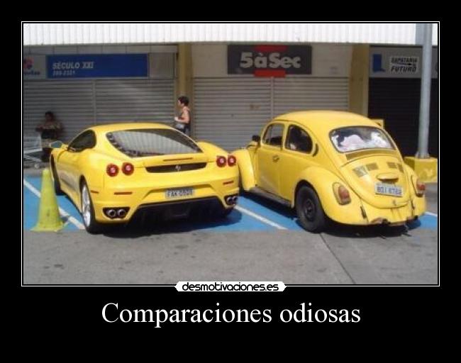 Comparaciones odiosas -