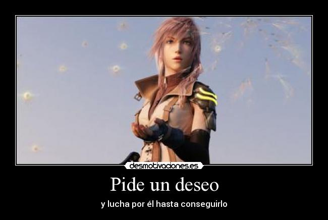 Pide un deseo - y lucha por él hasta conseguirlo