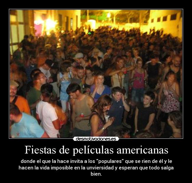 Fiestas de películas americanas - 