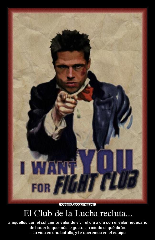 El Club de la Lucha recluta... -