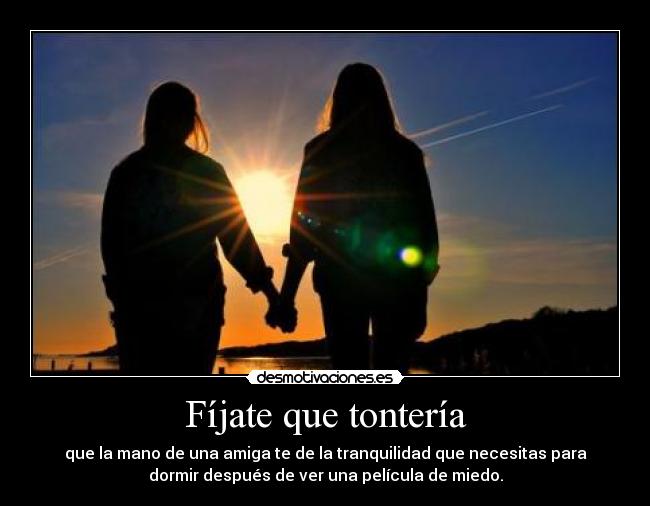 Fíjate que tontería - 