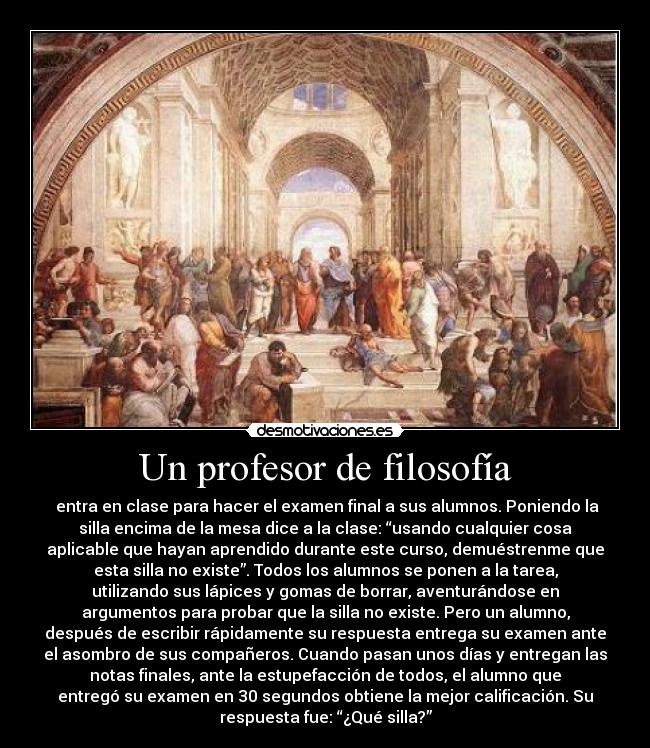 Un profesor de filosofía -