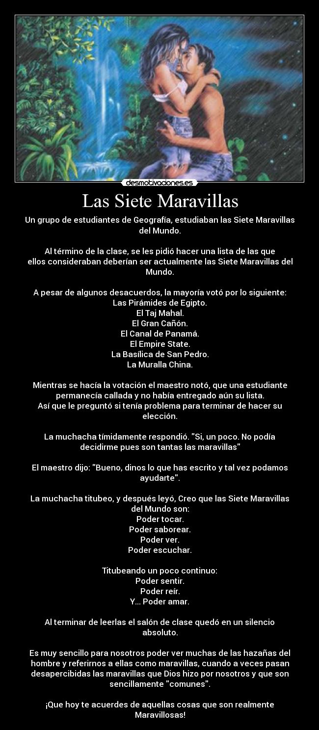 Las Siete Maravillas -