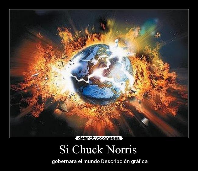 Si Chuck Norris - gobernara el mundo Descripción gráfica