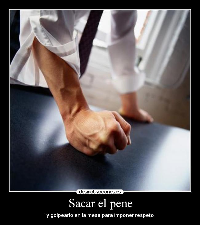 Sacar el pene -