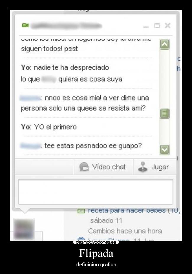 Flipada - definición gráfica