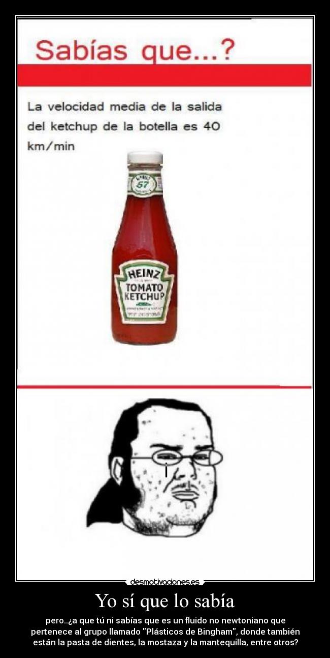 Yo sí que lo sabía -