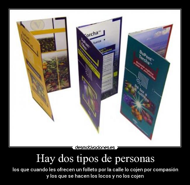 Hay dos tipos de personas -
