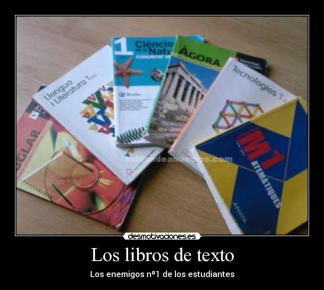 Los libros de texto - 