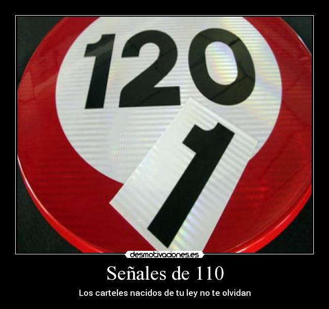 Señales de 110 - 