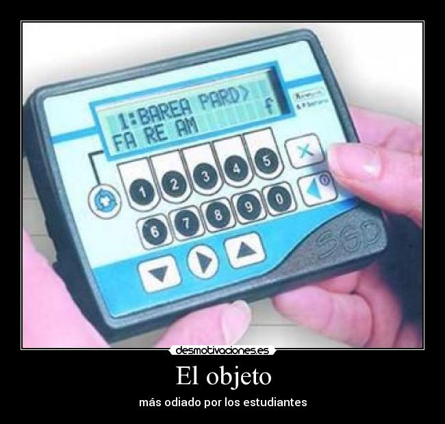 El objeto -