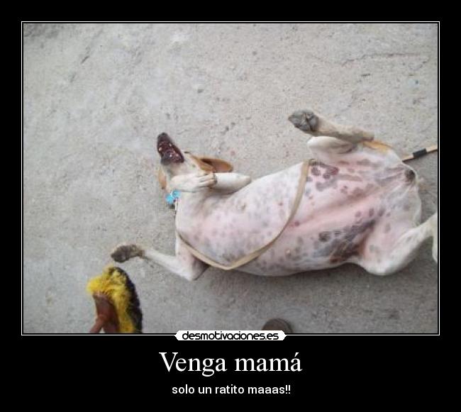 Venga mamá - solo un ratito maaas!!