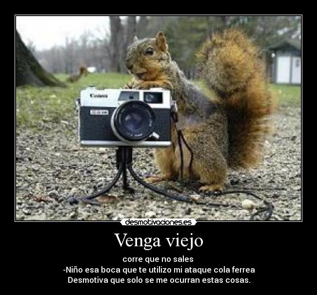 Venga viejo -