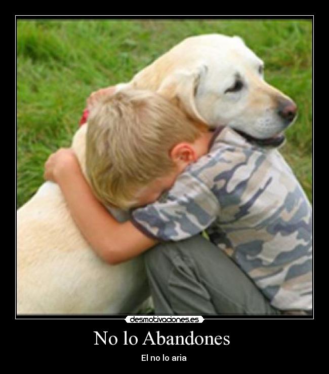 No lo Abandones - El no lo aria
