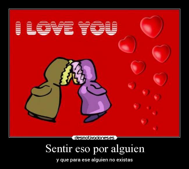 Sentir eso por alguien -