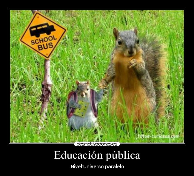 Educación pública - Nivel:Universo paralelo