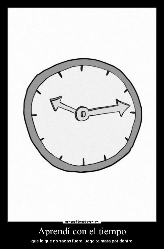 Aprendí con el tiempo - 