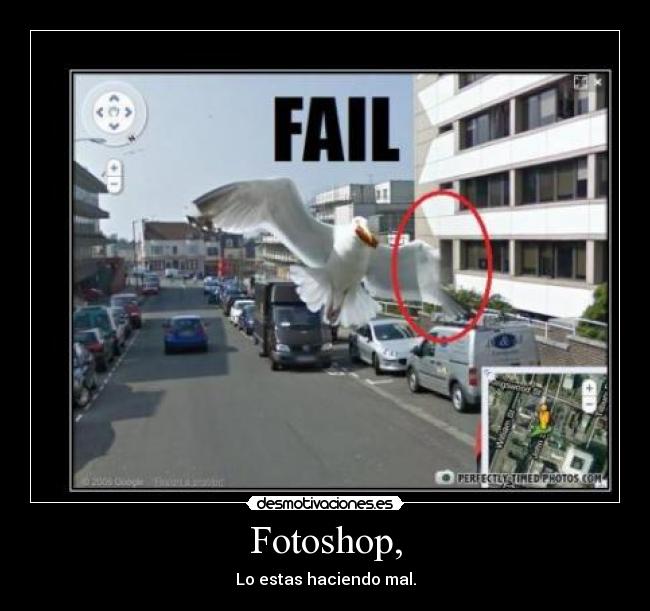 Fotoshop, - Lo estas haciendo mal.