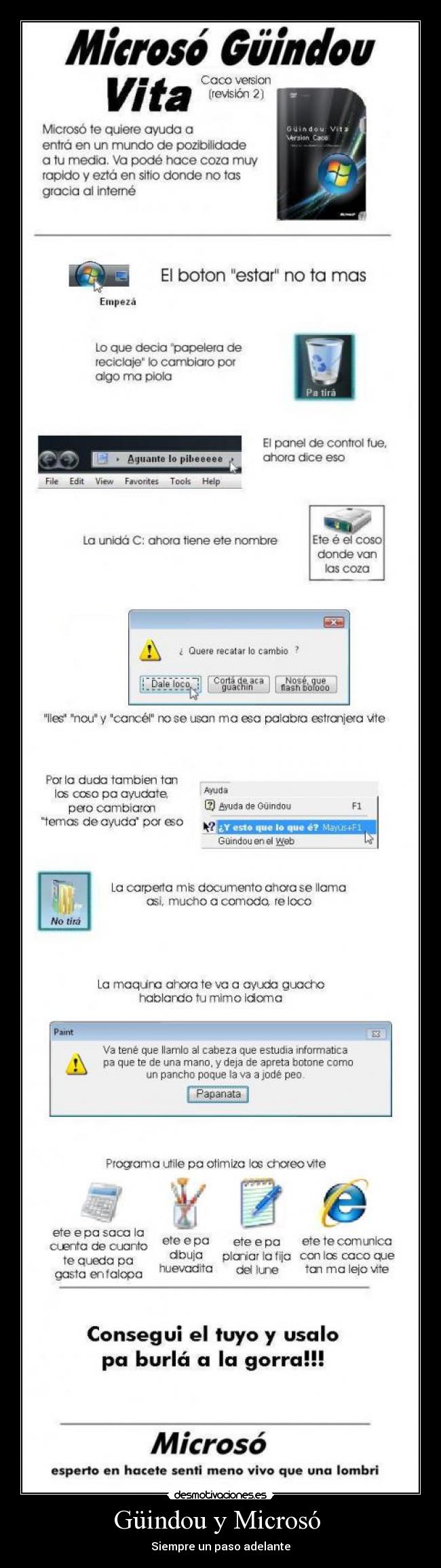 Güindou y Microsó -