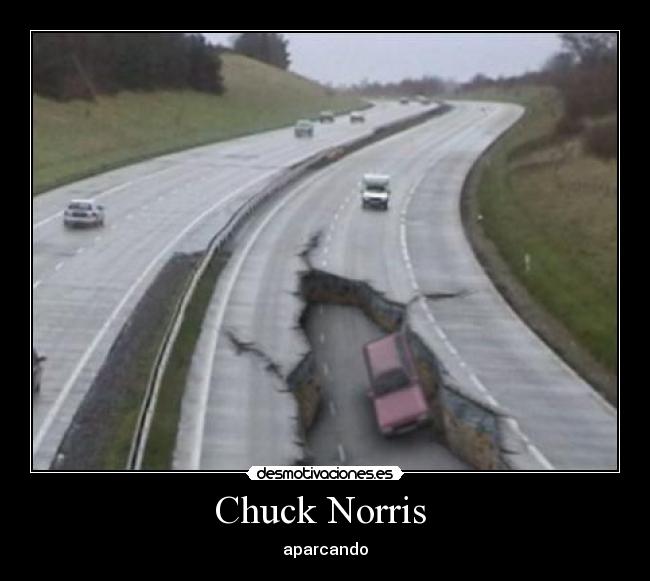Chuck Norris  - aparcando