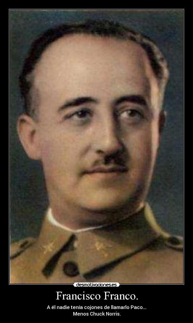 Francisco Franco. - 