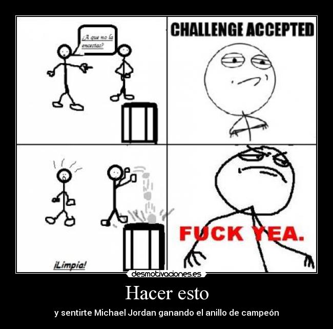 Hacer esto - y sentirte Michael Jordan ganando el anillo de campeón