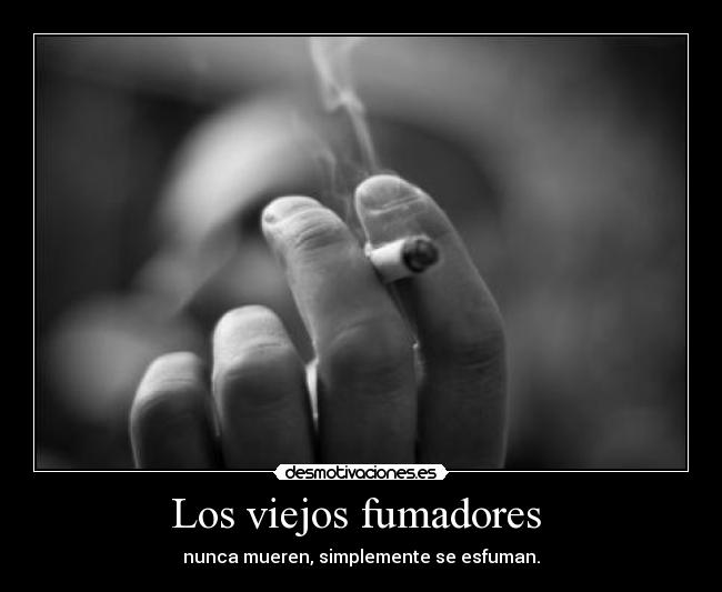 Los viejos fumadores -