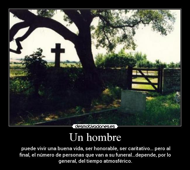 Un hombre -