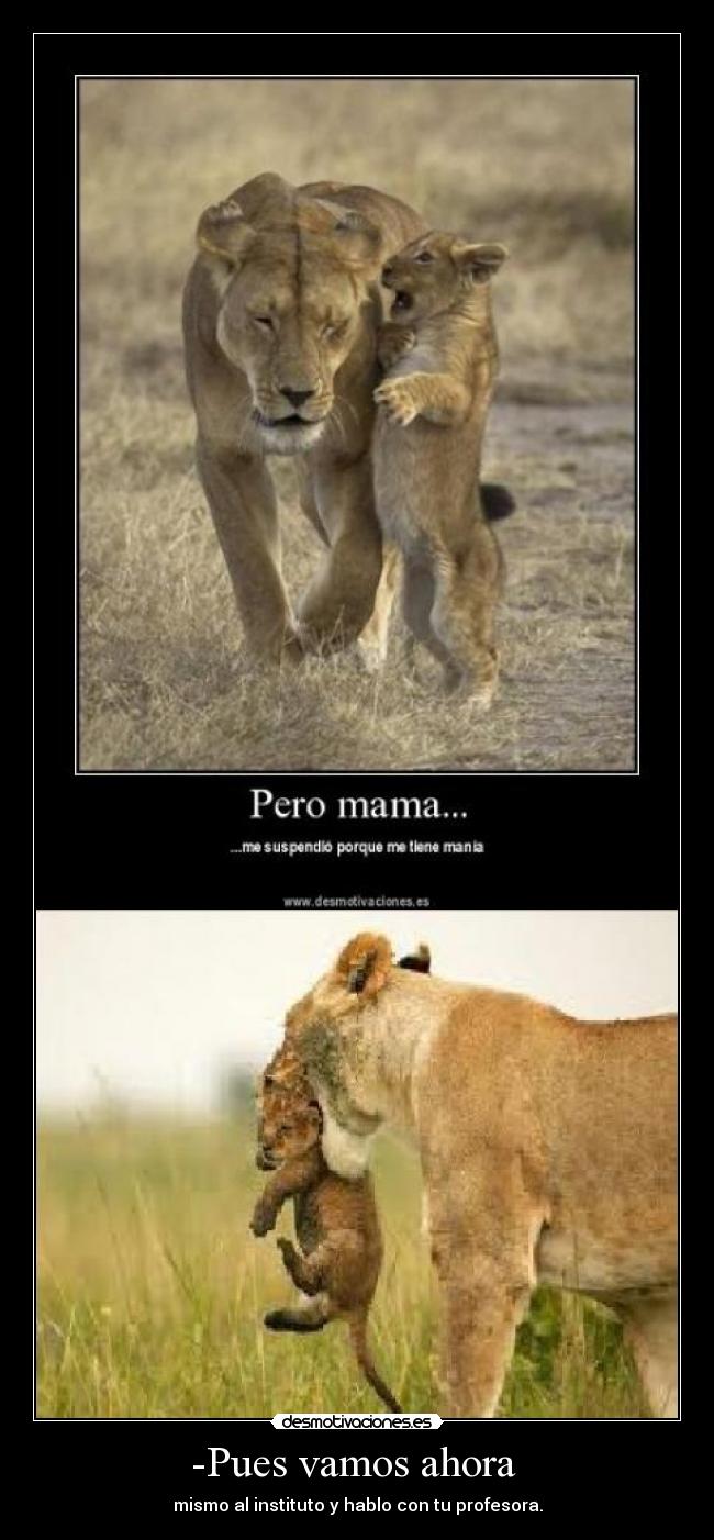 -Pues vamos ahora  - 