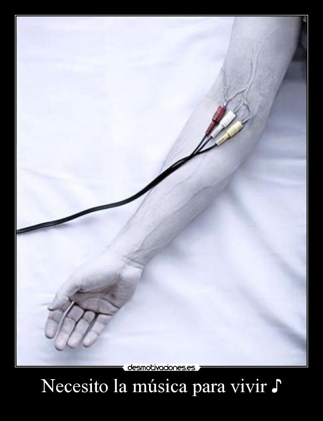 Necesito la música para vivir ♪ - 