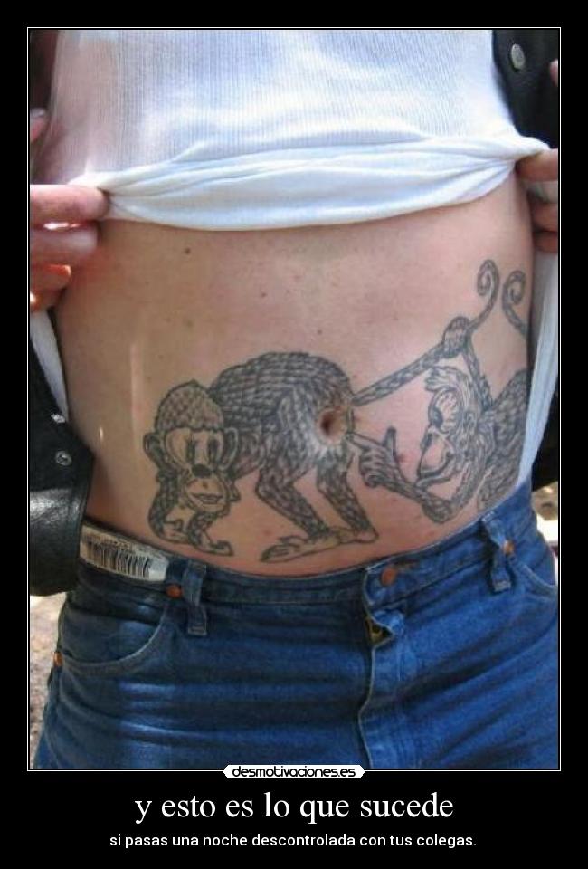 y esto es lo que sucede - 