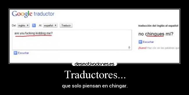 Traductores... - 