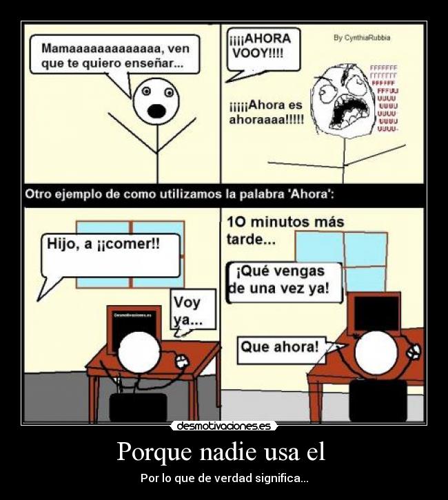 Porque nadie usa el - Por lo que de verdad significa...