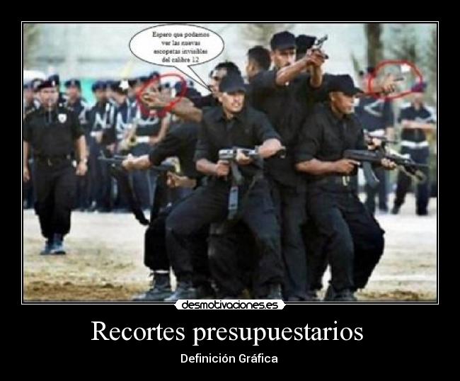 Recortes presupuestarios - Definición Gráfica