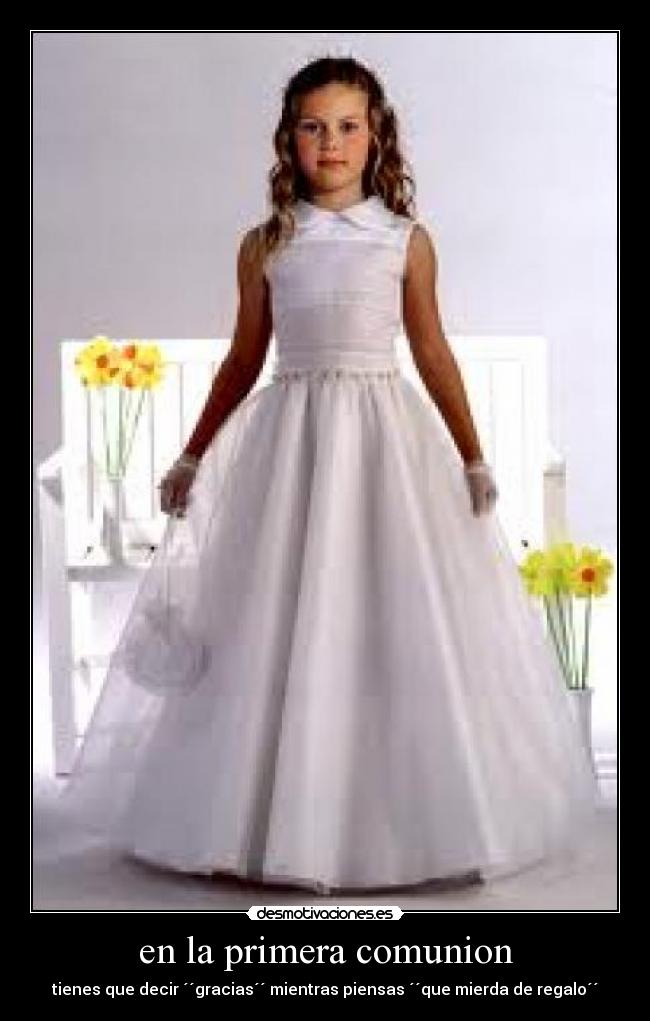 en la primera comunion -