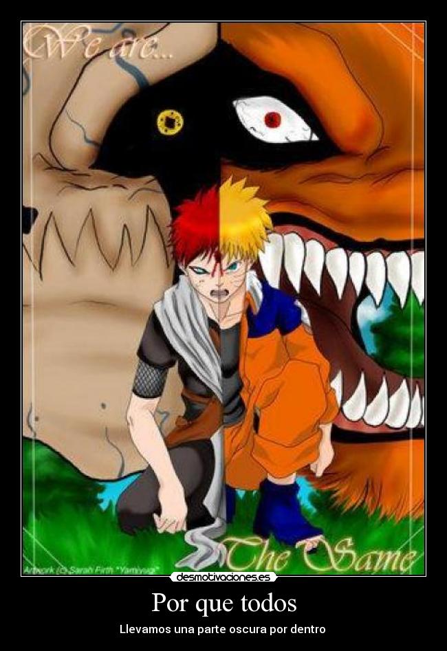 Por que todos - Llevamos una parte oscura por dentro