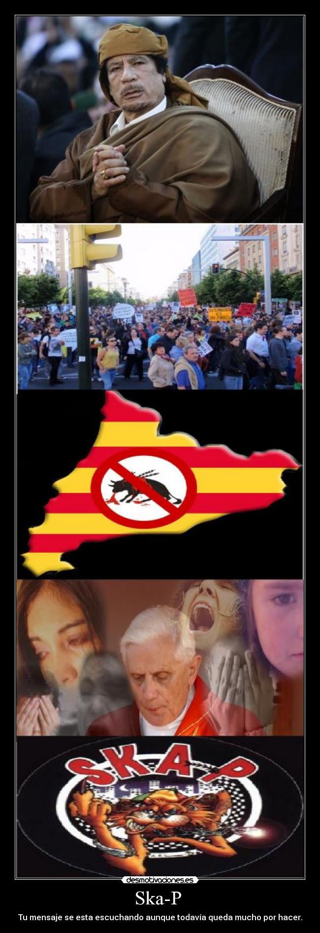 Ska-P - Tu mensaje se esta escuchando aunque todavía queda mucho por hacer.