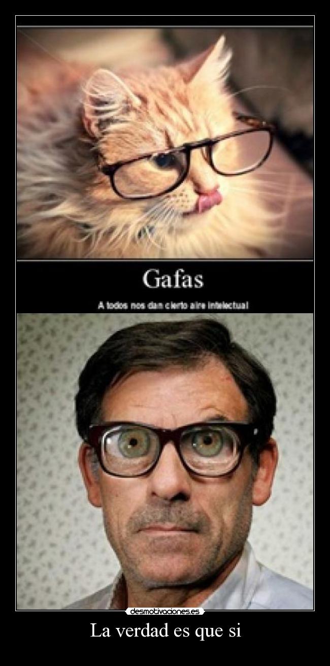carteles gafas desmotivaciones
