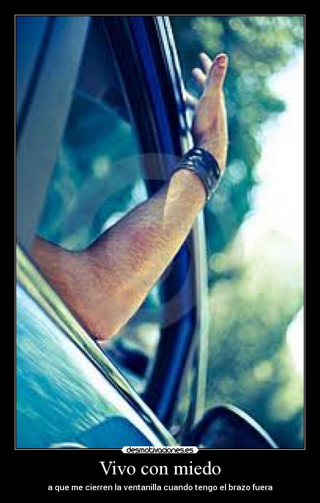 Vivo con miedo -
